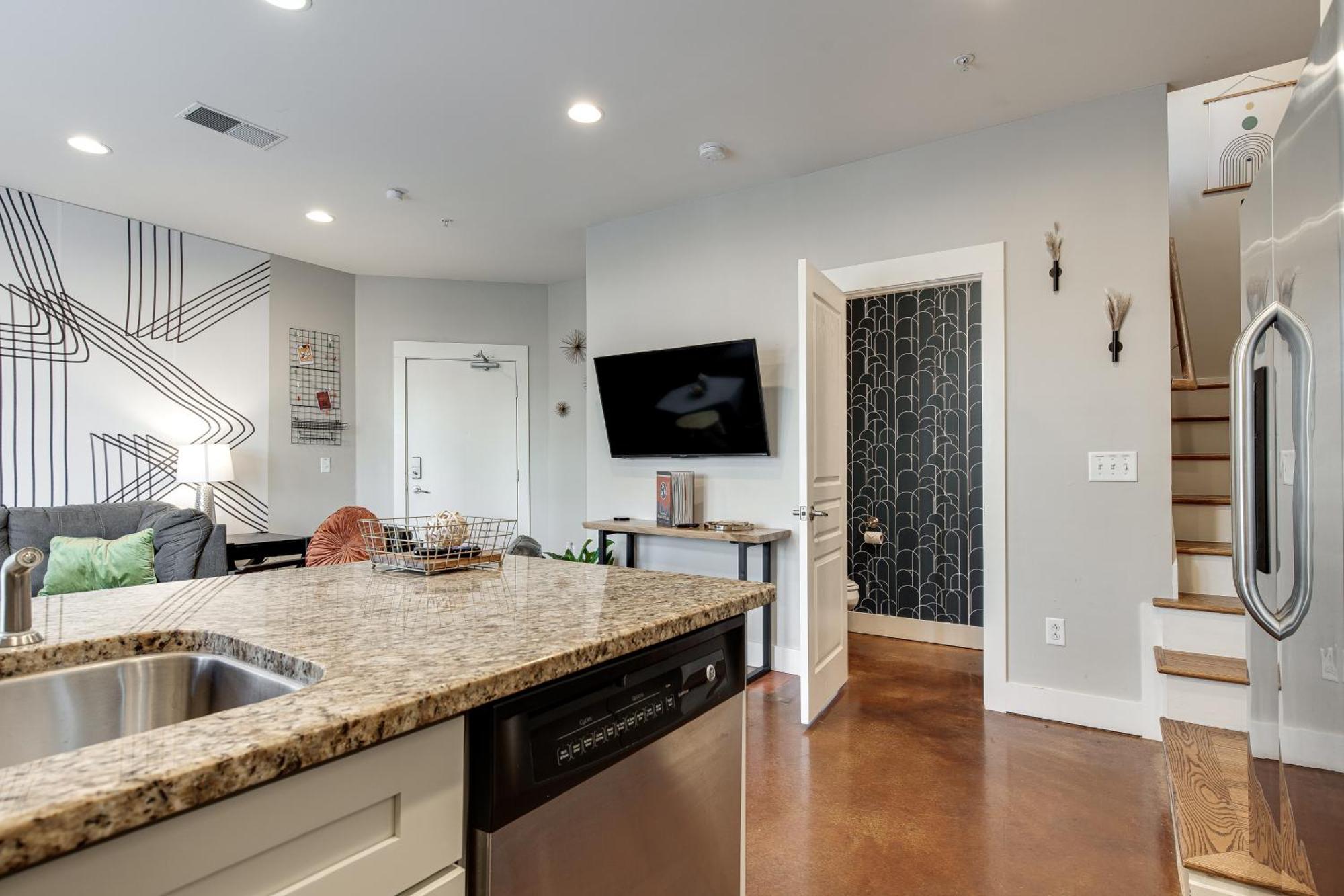 Nashville Condo - Near Music Row- Private Balcony 外观 照片